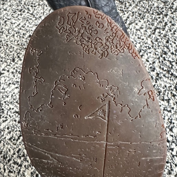 El Naturalista 531 Womens Black Crinkle Leather Zip Heel Boots Sz 38 - Picture 5 of 7